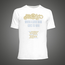 2016 summer men t shirt Dr Doctor Who T-shirt When A Good Man Goes To War White Cartoon Fitness Funny tee shirt homme de marque