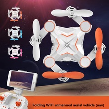 Micro Pocket Drone 4CH 6Axis Gyro Switchable Controller Mini wifi folding quadcopter RTF RC helicopter Mobile transmission