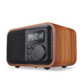 NEW Wooden clock Bluetooth speaker portable radio U disk card mini mini stereo subwoofer