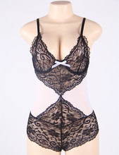 RQ79998 Lace open cup bra lingerie 2016 new arrival sexy underwear for women black with white sexy lace lingerie teddy In stock