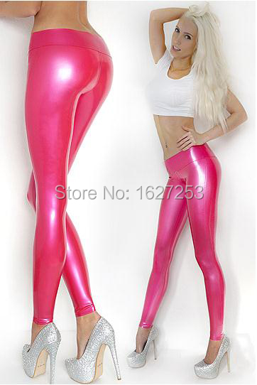 Pink Latex Pants 82
