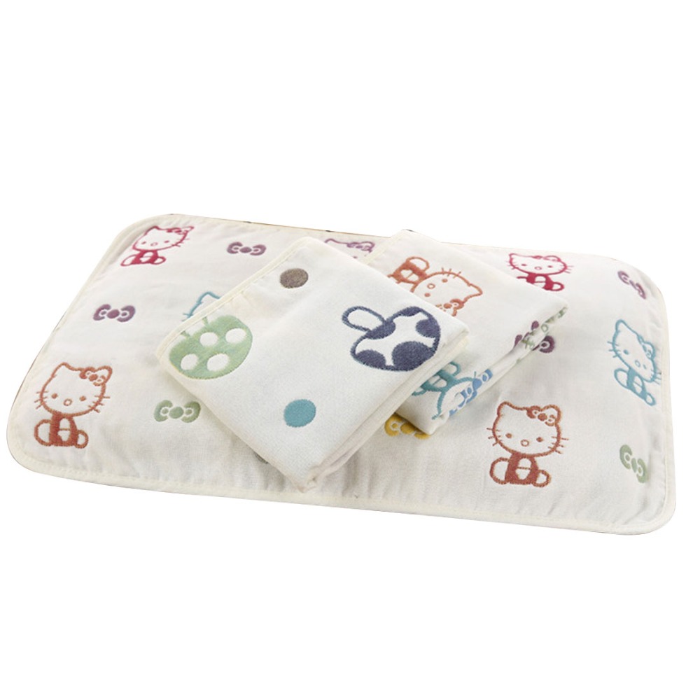 Baby Mushroom Six Layer Pure Cotton 35*55cm Infant Pillowcase Cotton Cartoon Bedding Accessories For Girls Boys Sleep Pillowcase
