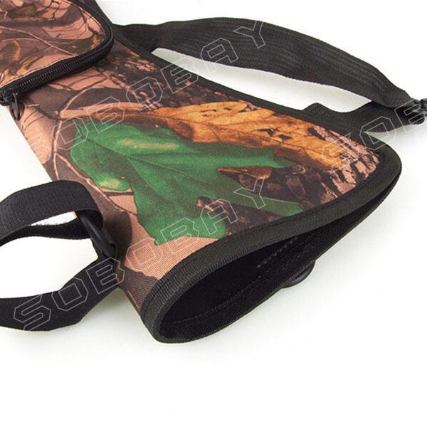 Camouflage Bow and Arrow Quiver Bag Simple Archery Hunting BACK SIDE QUIVER Waist Destroyed Holder Bag