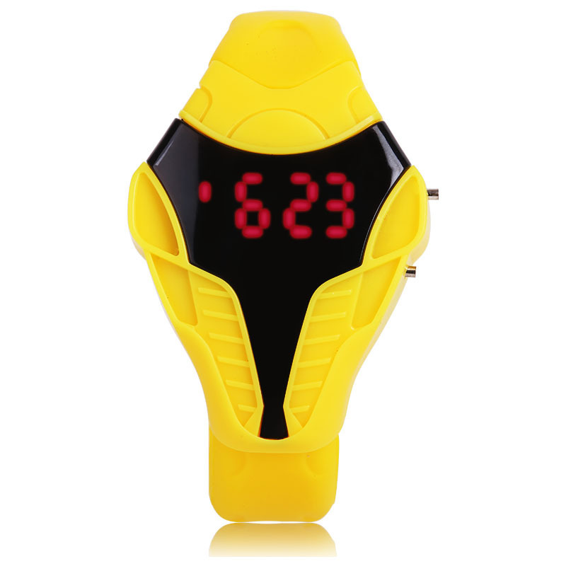 Fashion sports Cobra Watches LED Men Watch Quartz watches 12 colors 0211