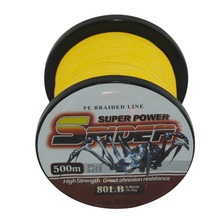 Great Discount!!! Superpower 500m 12LB – 80LB Braided Fishing Line PE Strong Multifilament Fishing Line Carp Fishing Sea Fishing