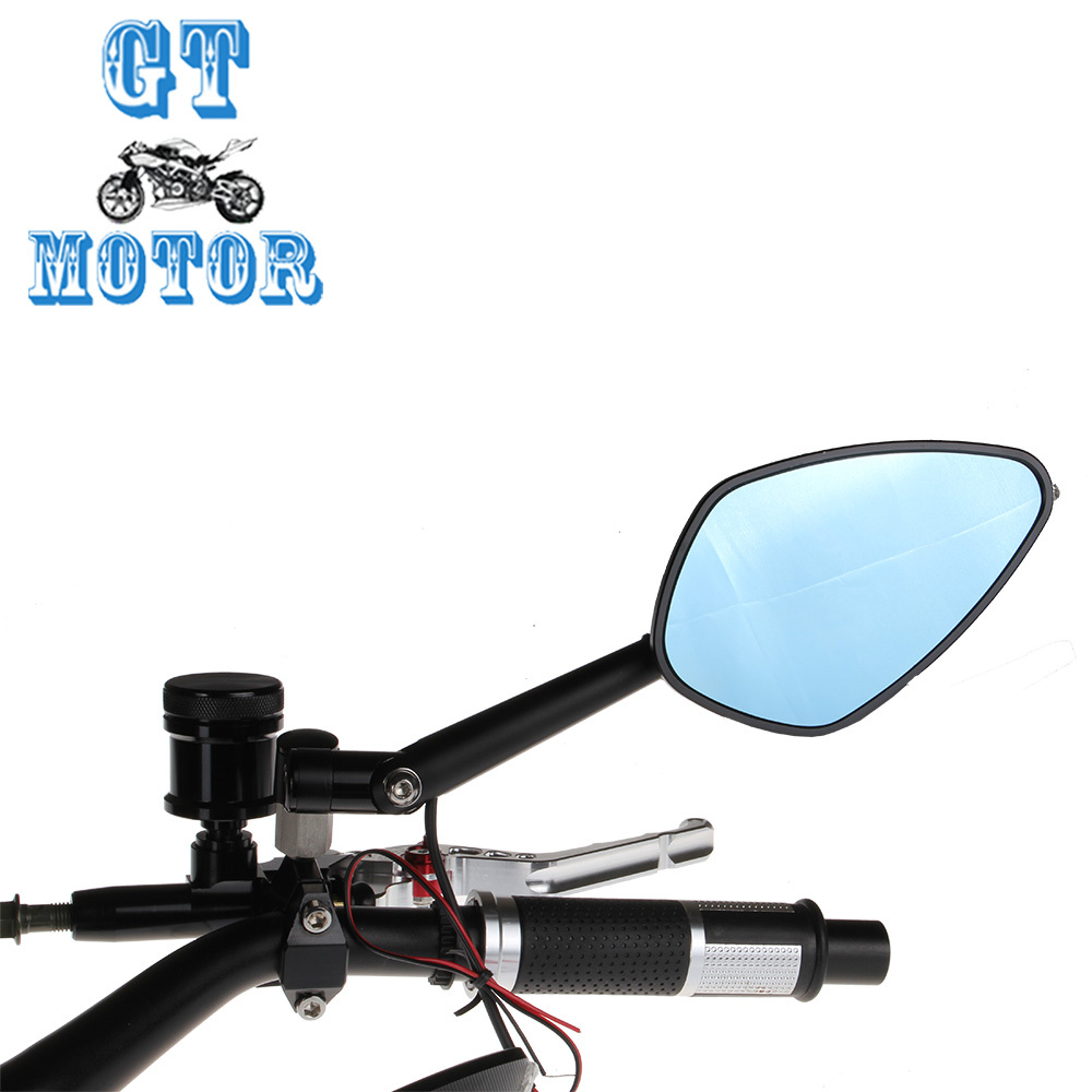 GT Motor - Aluminum CNC motorcycle rearview Side m...