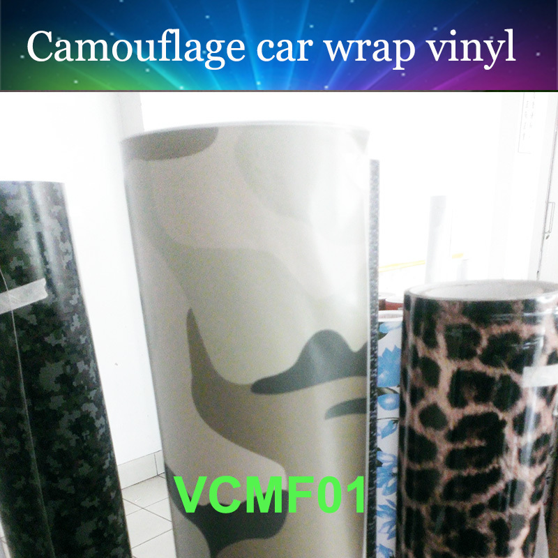 Free Shipping Camo Wrap Auto Sticker Camouflage Car Vinyl Film 20 x60 air realease
