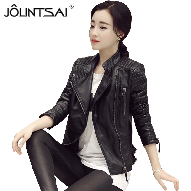 Popular Short Black Leather Jackets for Women-Buy Cheap Short