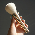 Very Big Beauty Powder Brush Blush Foundation Make Up Tool Large Cosmetics Aluminum Brushes Soft Face