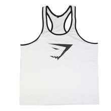 New Brand Gym Shark Singlets Mens Tank Tops Stringer Bodybuilding Equipment Fitness Men s GYM Tank
