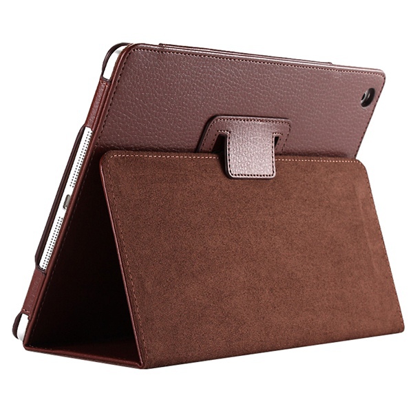 For ipad 2 3 4 Matte Litchi Surface Soft Leather Cover With Auto Sleep Wake Up