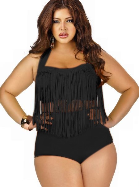 2014 High Waist Women Bikini Set Plus size Super sexy Padded Tassel Swimwear Fringe Swimsuit L-3XL 2014 High Waist Women Bikini Set Plus size Super sexy Padded Tassel Swimwear Fringe Swimsuit L-3XL