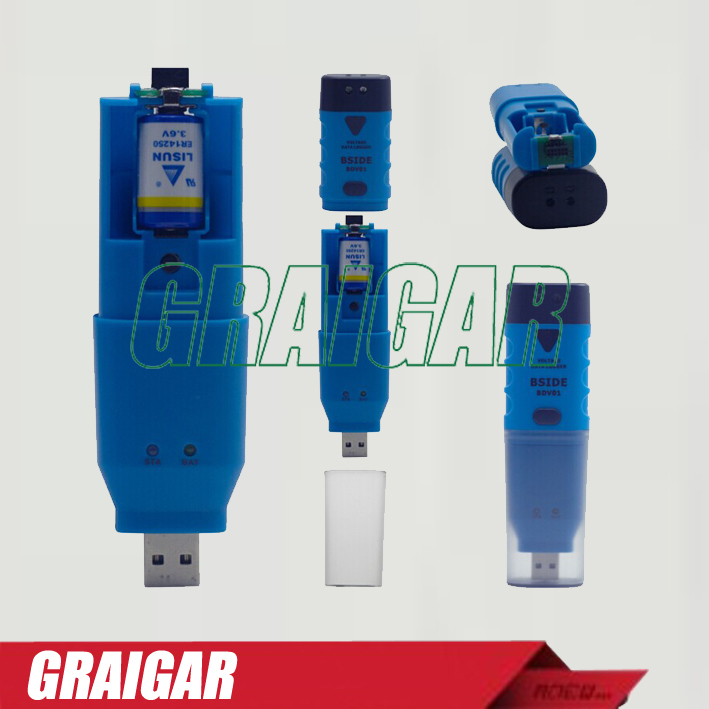 BDV01 Portable DC Voltage Data Logger (0-30V) DCA Signal Collector with USB Interface