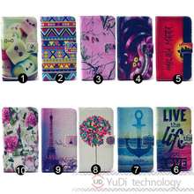 For Samsung Galaxy S6 G9200 SM G920 fashion print style PU Leather Case Cover S6 Mobile