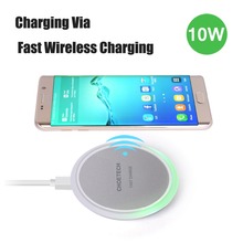  Fast Wireless Charger CHOE Circle QI Fast Charge Wireless Charger with Smart Lighting Sensor for