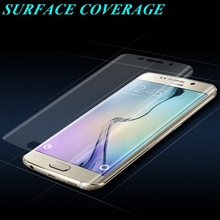 Arc + Retail Package!! for Samsung Galaxy S6 edge Front Protective Case Soft Clear Screen Protector Transparent s6 edge Film