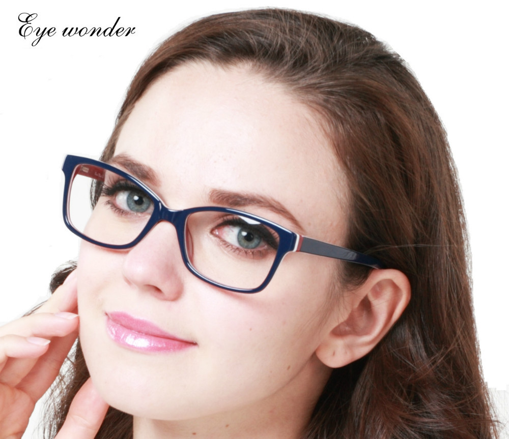 Eye wonder Women Vintage Desinger Eyeglasses Frames for Myopia Glasses Spectacle Frames Eyewear Accessories Without case