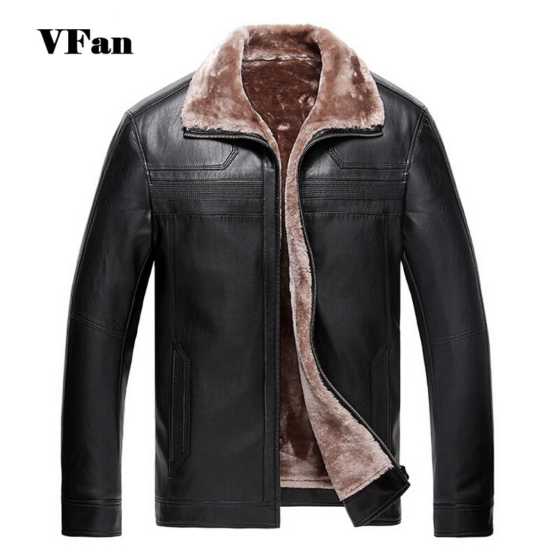 2015 Winter New Men Pu Leather Coat Men s Casual Brand Jacket Men s Faux Fur