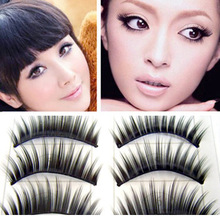 10pairs lot High Quatliy Beauty Makeup Ladies Handmade Natural Thick Long Black False Eyelashes Best Fake