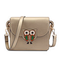 Cartoon Owl Flap Bag Women Fashion Cute Small Shoulder Bag Trendy Casual Simple Lovely Bag Ladies