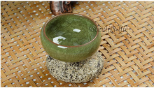 7pcs luxurious Ice Crack teaset Gong Fu Teapot china tea cup porcelain coffee set light green