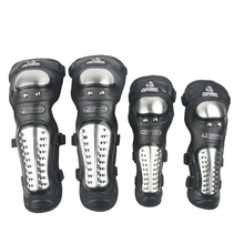 Powersports motorcycle elbow and knee pads Protective Gear stainless steel protection motorcycle racing motocross knee pads moto
