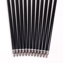 12Pcs Lot Fiberglass Arrow Spine 500 Replace Arrowhead Nock Proof For Outdoor Hunting Compound Bow Recurve