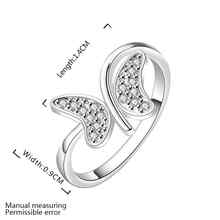Lose Money Promotions Wholesale 925 silver ring 925 silver fashion jewelry buttfly to where Ring SMTR599