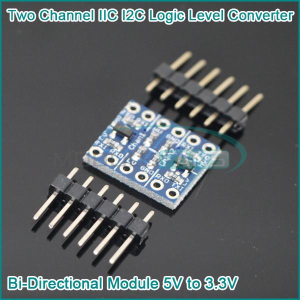 Two Channel IIC I2C Logic Level Converter Bi-Directional Module 5V to 3.3V