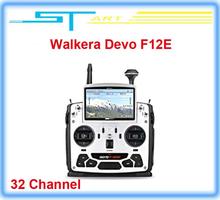 2014 Newest Walkera Devo F12E FPV Transmitter Build-in 32 Channel Telemetry Radio for H500 X350 pro X800 RC Drone qu toy hobbies