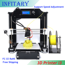 2016 Upgraded Quality High Precision Reprap Prusa i3 DIY 3d Printer kit with 20M Filament 8GB SD card and LCD for Free