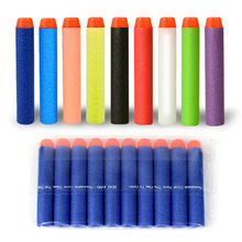 100pcs/lot Nerf N-strike Elite Rampage Retaliator Series Blasters Refill Clip Darts toy gun soft nerf bullet Standard Shipping