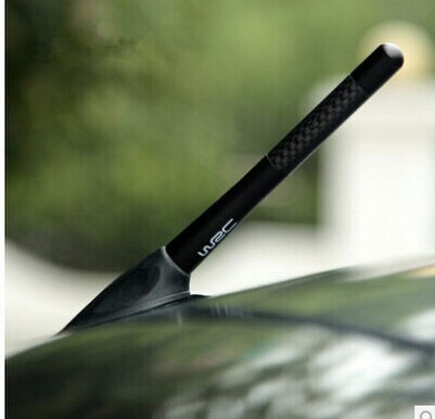 Пригодный для Peugeot 206 207 307 308 408 508 2008 3008 вкр волк металл и углеродного волокна короткая антенна радио антенна