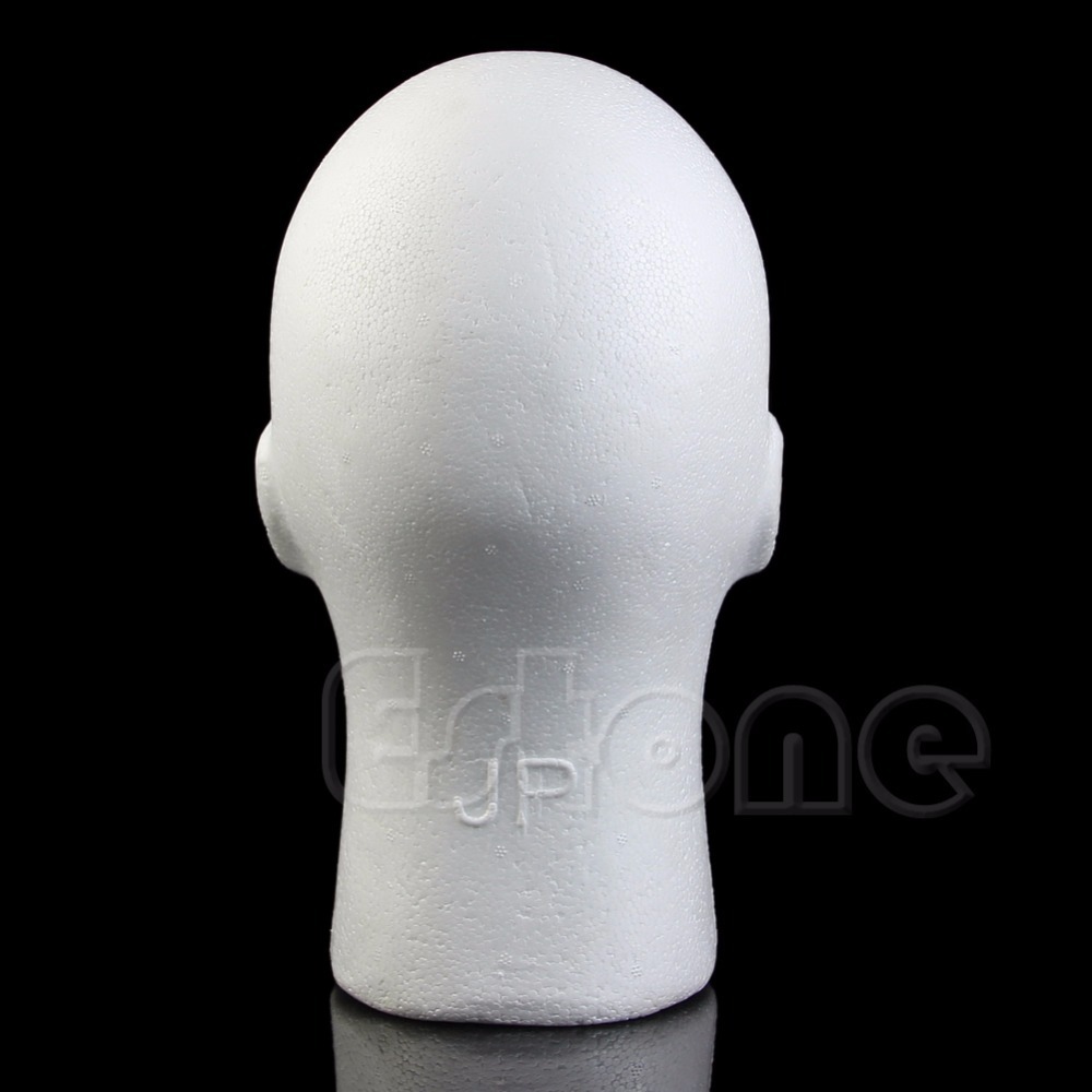 Wig Glasses Hat Male Styrofoam Foam Mannequin Manikin Head Model Display Stand