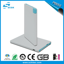 white slim power bank 2600 mAH powerbank For iPhone 6 6 Plus 5 5s 5c For S5 S4 S3 Note 4 3 For Xiaomi pb053
