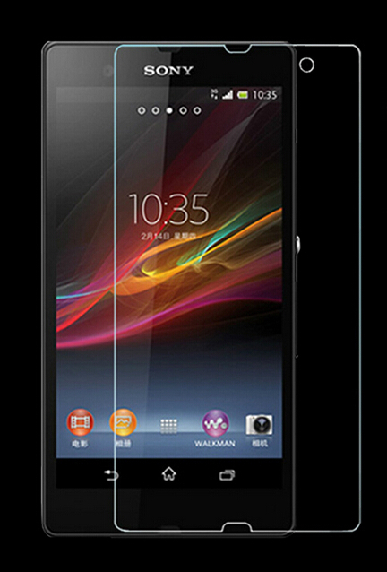 Amazing 9H 0 3mm 2 5D Nanometer Tempered Glass screen protector for Sony L36i L36h Xperia