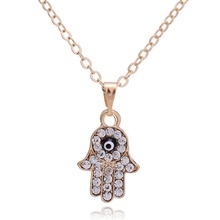 2015 new hamsa necklace pendientes body chain jewelry collier sautoir long gold jewelry pendientes fashion necklace