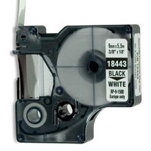 Compatible DYMO IND Vinyl Labels 18443 black on white 9mm 5.5m typewriter ribbon label maker laminated tape dymo label printer