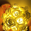 2M 20pcs Rose Battery LED String Light Rose Fairy String Garland For Christmas Xmas Party Wedding