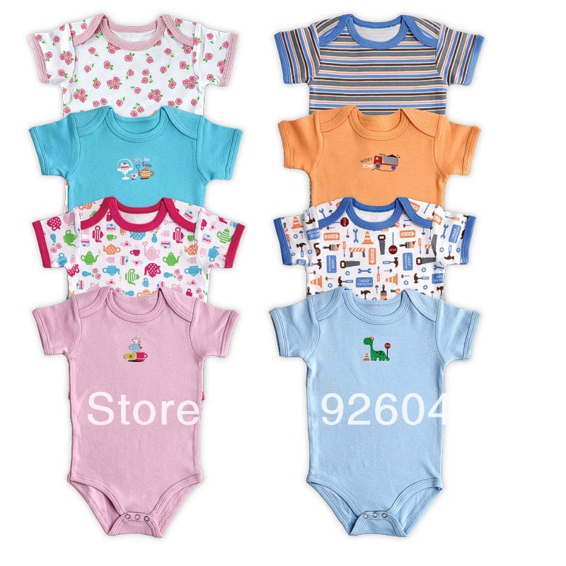 4pcs/ lot Free Shipping Baby Pastel Baby Romper,Baby ...