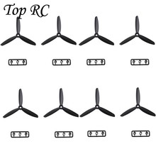 4 Pair Three Blades Propeller CWCCW Black 4045 For QAV250 280 RC Quadcopter Drone Spare Part Helicopter Accessories High Quality