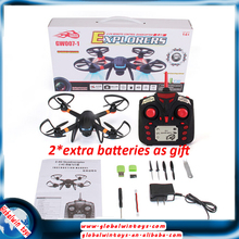 Global Drone GW007-1 4Channel Radio Remote Control RC drones Gyro 3D rc dron professional camera quadcopter gifis 2 battteries