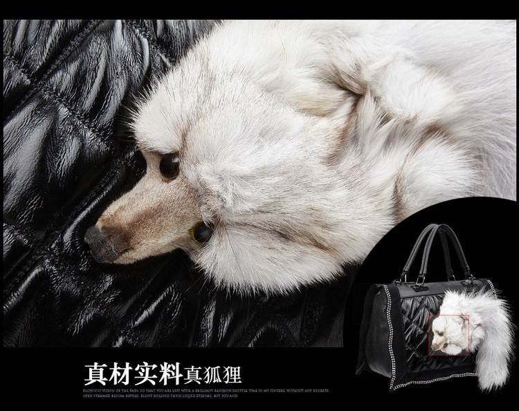 2015 Fashion Pu Leather Portable Shoulder Bag Hot Fox Bag New Women