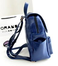 HOT Free Shipping College Style Pu Leather Backpack 7 Colors Women Travel Bag School Backpack
