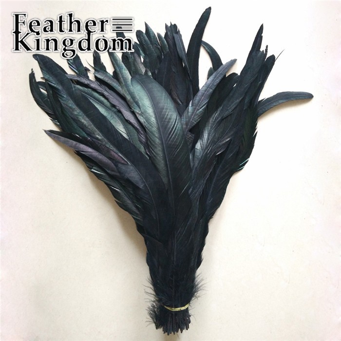 35-40cm black cock feather