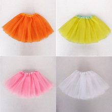 New Cute Hot Baby Girls Elastic Waistband Clothes Costume Children Infant Tutu Skirt 10 colors KS0117