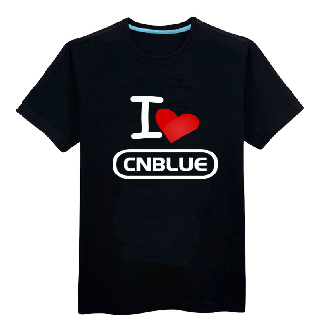 stars goods I love CNBLUE group summer O-neck t-s...