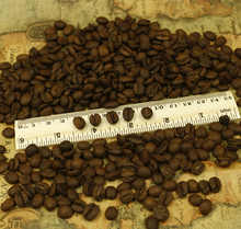 Yunnan small grain of coffee beans High altitude fresh roasted 454 g fragrance thick Free shipping