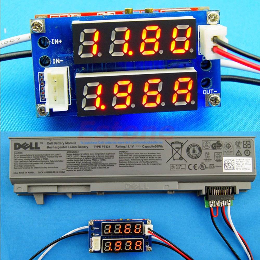 Hot Selling 1PC 5A Adjustable Power CC/CV Step-down Charge Module LED Driver Voltmeter Ammeter
