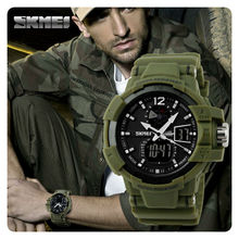 Fresco caliente la venta del nuevo estilo militar Sprots cronógrafo alarma de goma Anti SHOCK Digital de la luz envío gratis